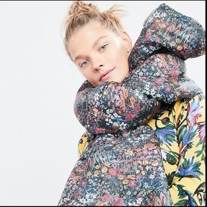 Jcrew Liberty Puffer Scarf Wrap